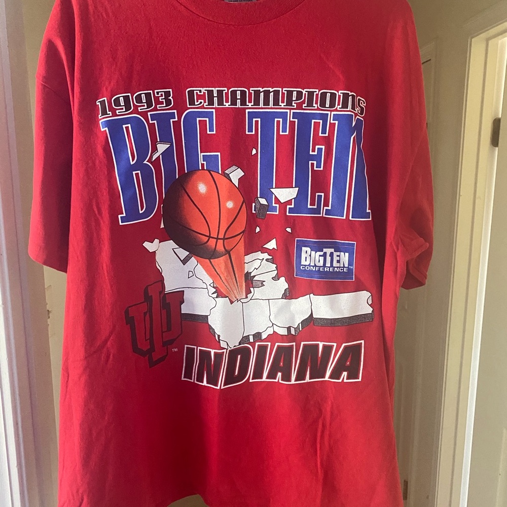 vintage indiana hoosiers NCAA tshirt basketball 90s athletic